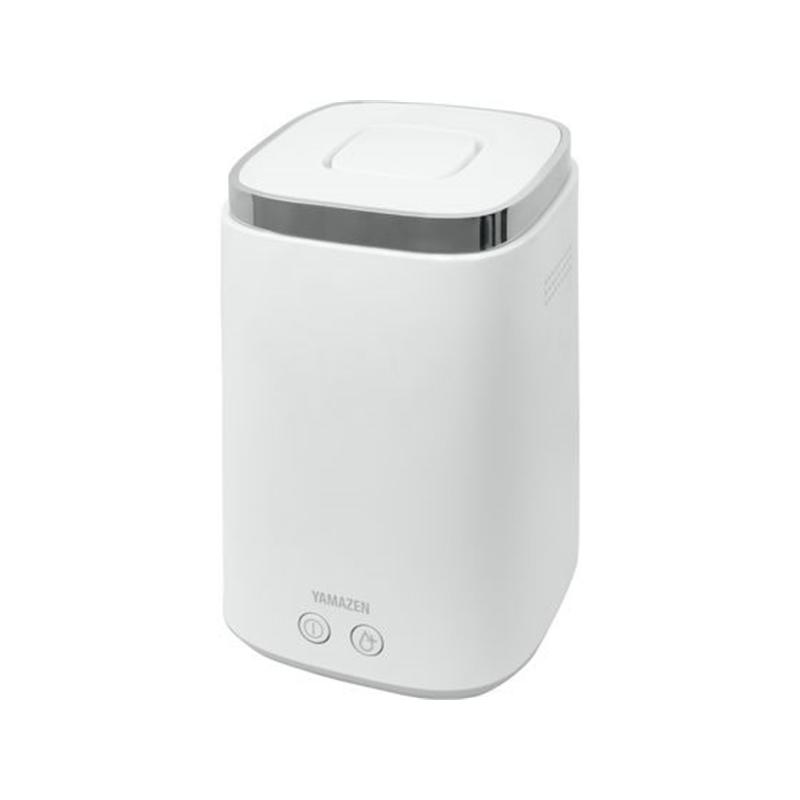 YAMAZEN 上部給水スチーム加湿器 2.4L ホワイト KS-J243-W 1台（ご注文単位1台）【直送品】
