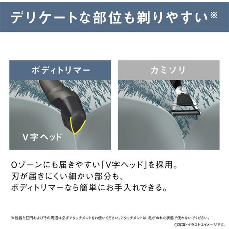 Panasonic ボディトリマー ダークシルバー ER-GK83-S 1台（ご注文単位1台）【直送品】