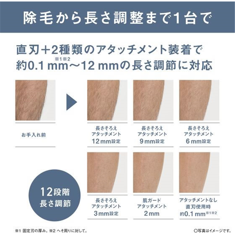 Panasonic ボディトリマー ダークシルバー ER-GK83-S 1台（ご注文単位1台）【直送品】