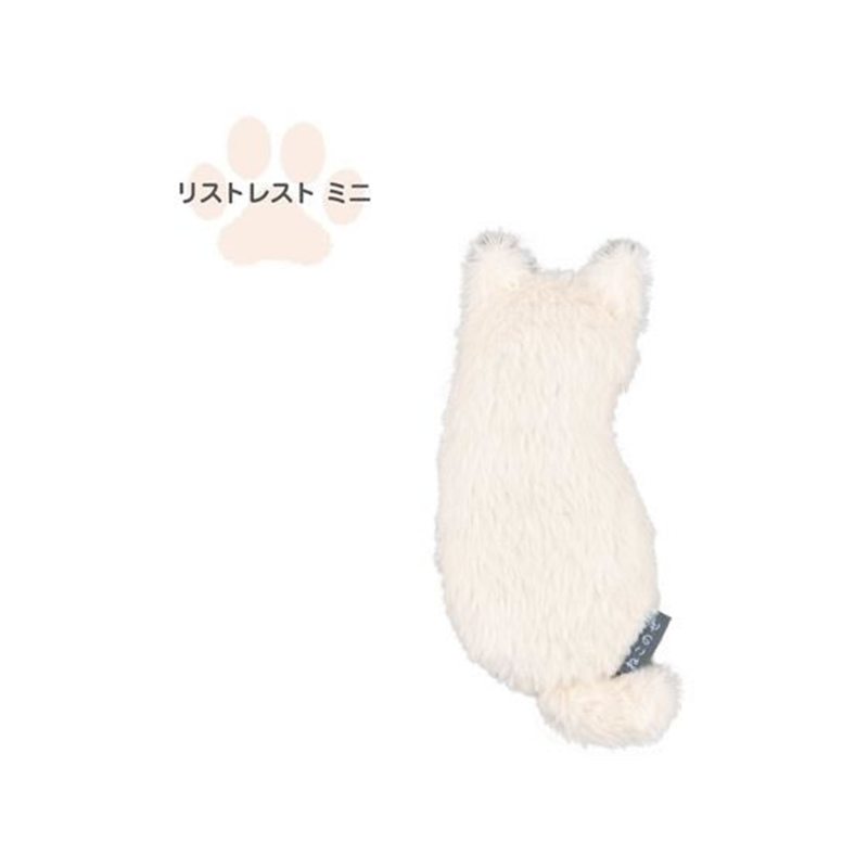 ナカバヤシ ねこのせ リストレスト ミニ 白ペルシャ NNS-WR01WH 1個（ご注文単位1個）【直送品】