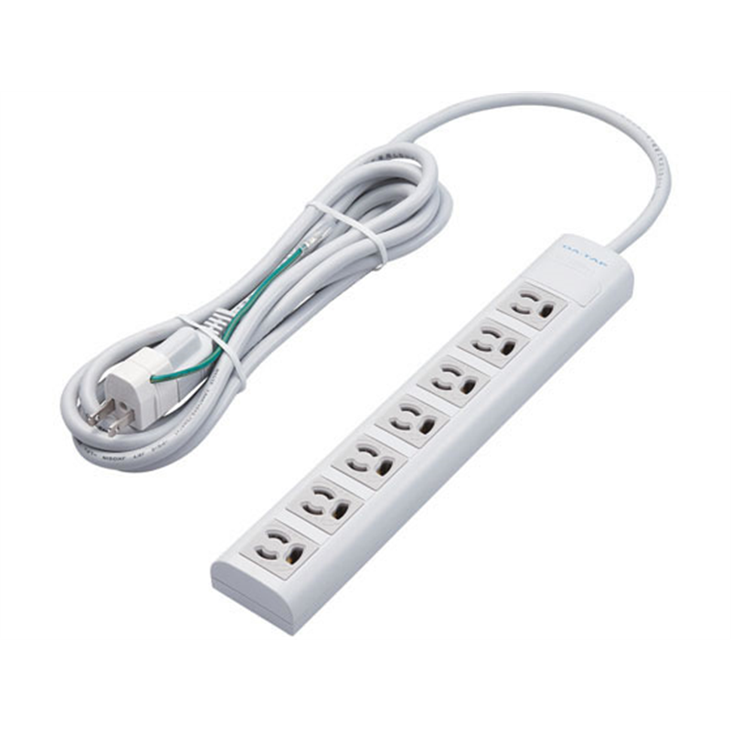 エレコム マグネット付抜け止めタップ 3P 7個口 3m T-ECOY053NDA 1個（ご注文単位1個）【直送品】