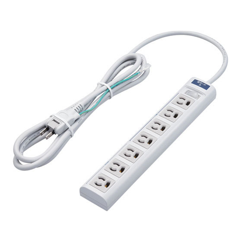 エレコム 雷ガード常時通電 スイッチ連動タップ T-T05-3720LG RS 1個（ご注文単位1個）【直送品】