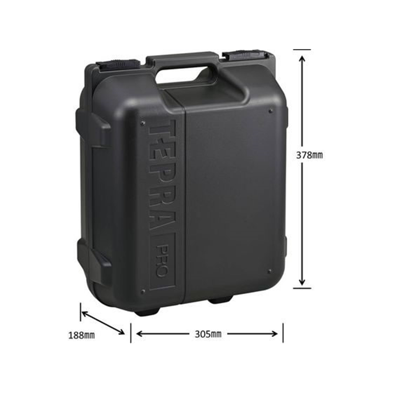 キングジム 「テプラ」PROシステムトランク SR10BT-BK 1個（ご注文単位1個）【直送品】