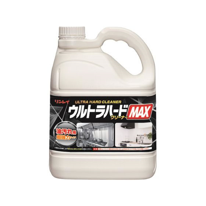 リンレイ ウルトラハードクリーナー 油汚れ用 MAX 4L 1個(ご注文単位1個)【直送品】