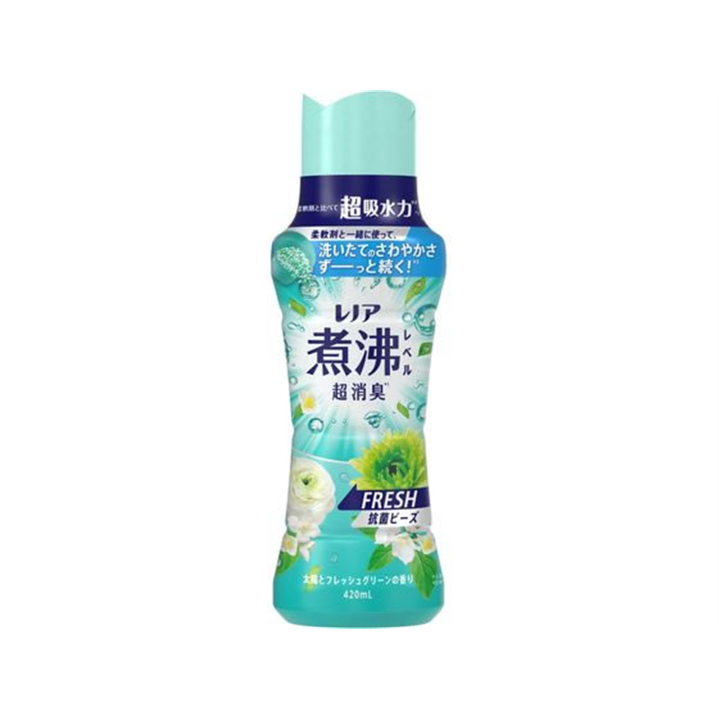 P&G レノア消臭抗菌ビーズグリーン 本体 420ml 1個（ご注文単位1個）【直送品】