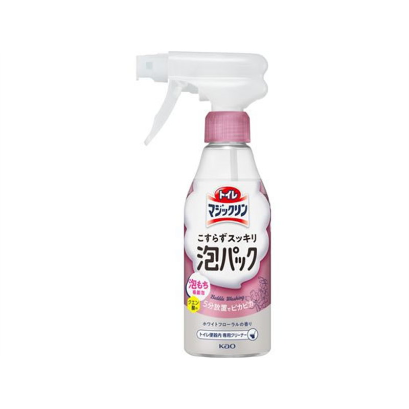 KAO トイレマジックリン こすらずスッキリ泡パック フローラル 本体 1本（ご注文単位1本）【直送品】