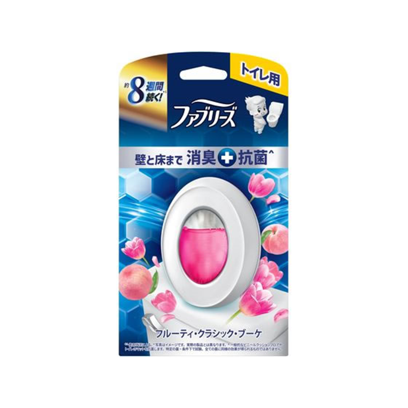 P&G ファブリーズ トイレ用消臭剤+抗菌 フルーティークラシックブーケ 1個（ご注文単位1個）【直送品】