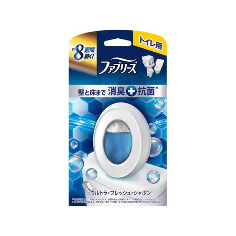 P&G ファブリーズ トイレ用消臭剤+抗菌 ウルトラフレッシュシャボン 1個（ご注文単位1個）【直送品】