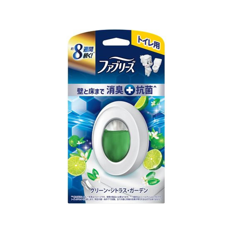 P&G ファブリーズ トイレ用消臭剤+抗菌 グリーン・シトラス・ガーデン 1個（ご注文単位1個）【直送品】