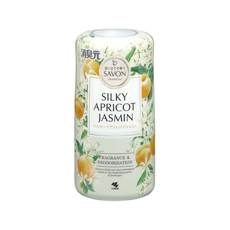 小林製薬 消臭元SAVON シルキーアプリコットジャスミン 400mL 1個（ご注文単位1個）【直送品】