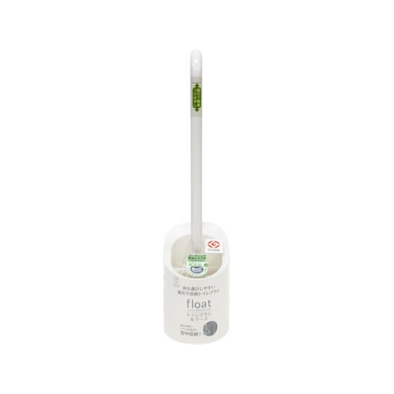 ヨコズナクリエーション フロートトイレブラシ&ケース アイボリー 1セット入 1セット（ご注文単位1セット）【直送品】
