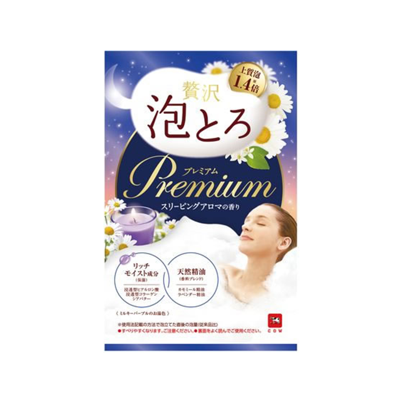 牛乳石鹸 お湯物語 贅沢泡とろ プレミアム スリーピングアロマ 1個（ご注文単位1個）【直送品】
