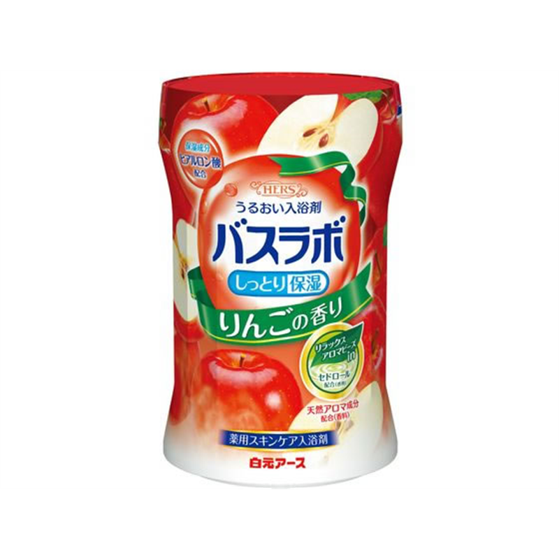 白元アース HERS バスラボ ボトル りんごの香り 540g 1個（ご注文単位1個）【直送品】