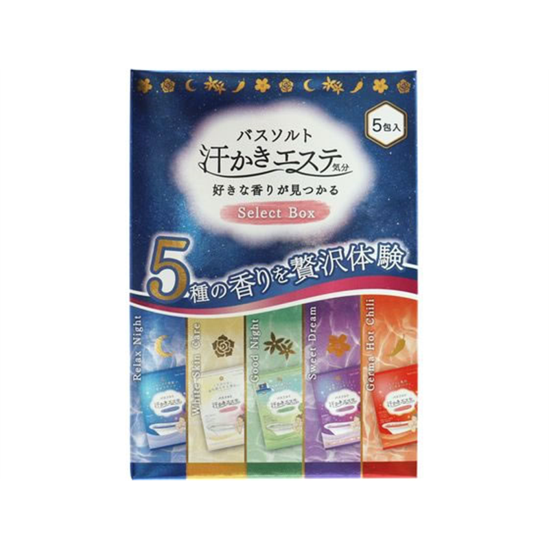 マックス 汗かきエステ気分 分包セレクトボックス 5包入 1パック（ご注文単位1パック）【直送品】