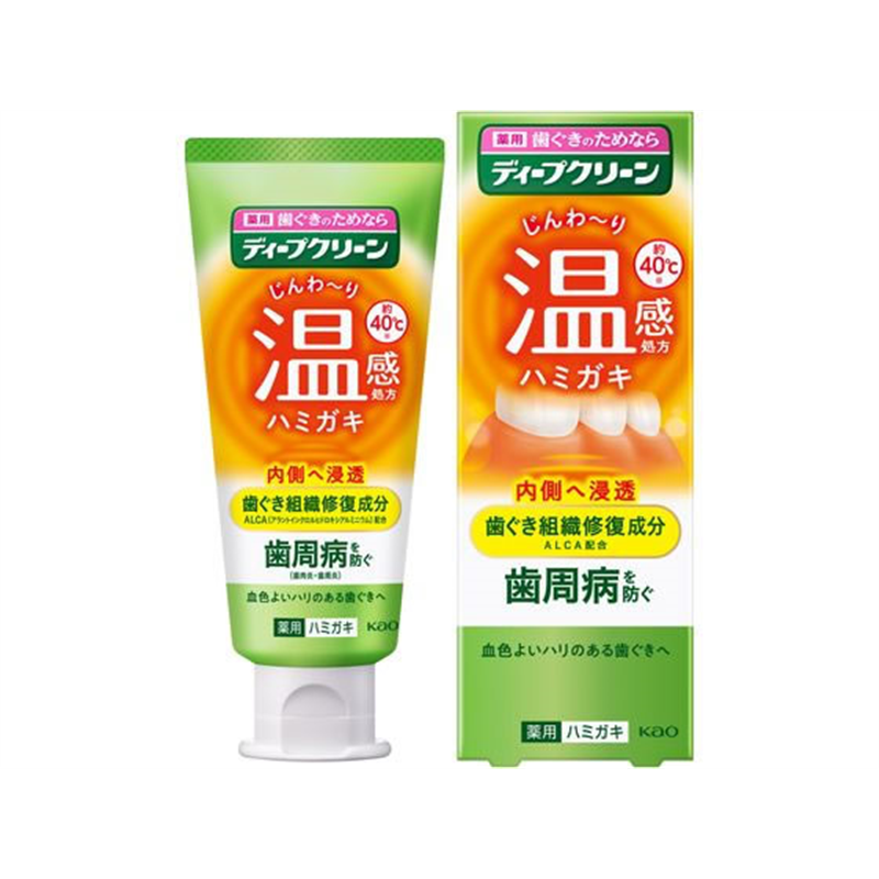 KAO ディープクリーン 薬用温感ハミガキ 85g 1本（ご注文単位1本）【直送品】