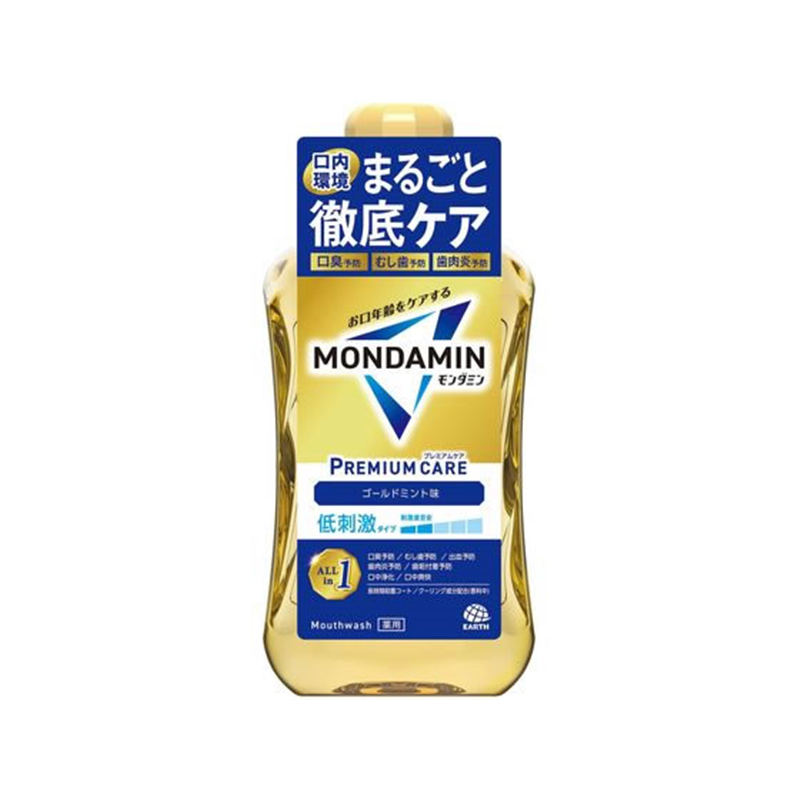 アース製薬 モンダミン プレミアムケア ゴールドミント 1000mL 1個（ご注文単位1個）【直送品】