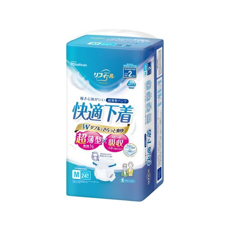 アイリスオーヤマ リフィール 超薄型パンツ Mサイズ 24枚入 NAD-M24-2 1パック（ご注文単位1パック）【直送品】