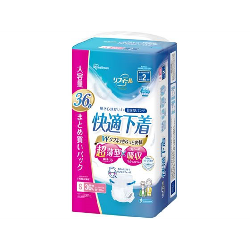 アイリスオーヤマ リフィール 超薄型パンツ Sサイズ 36枚入 NAD-S36-2 1パック（ご注文単位1パック）【直送品】