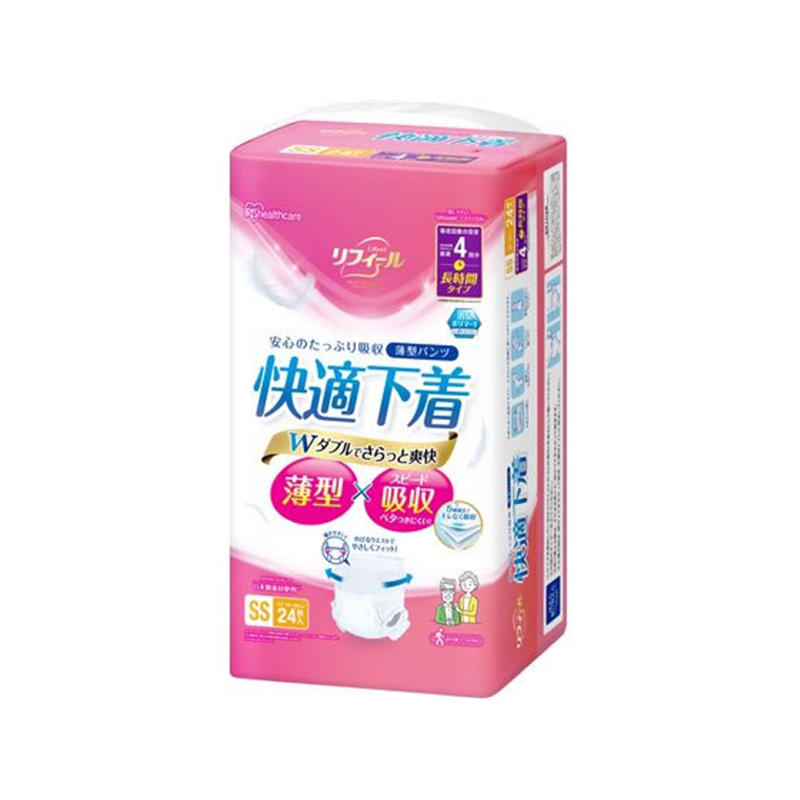 アイリスオーヤマ リフィール 薄型パンツ SSサイズ 24枚入 NAD-SS24-4 1パック（ご注文単位1パック）【直送品】