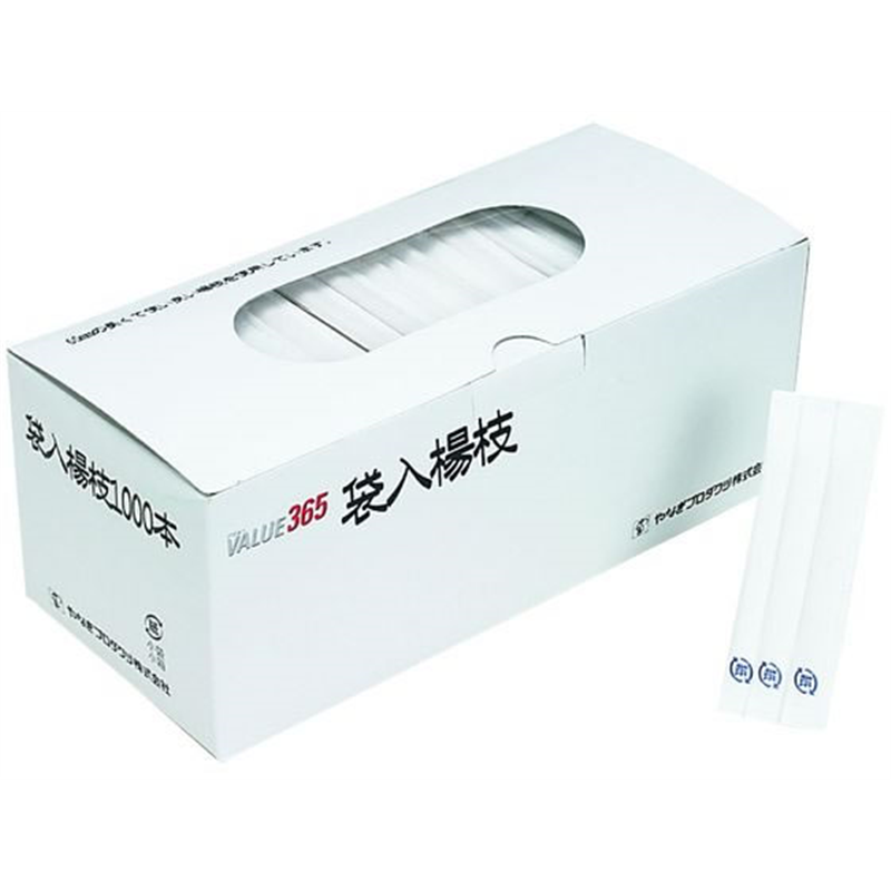 やなぎプロダクツ バリュー無地袋入楊枝 約1000本 L-518 1個(ご注文単位1個)【直送品】
