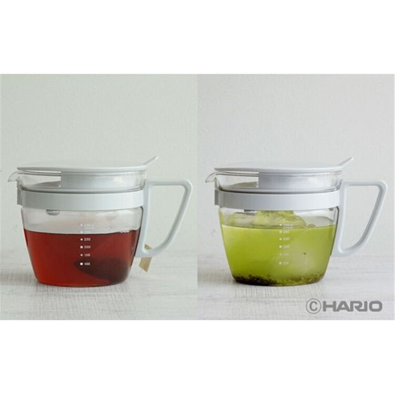 HARIO ポコフリット お手軽ティーポット マルティ OTPM-40-PGR 1個（ご注文単位1個）【直送品】