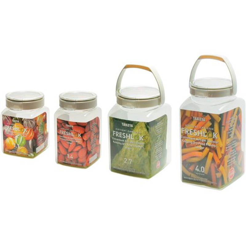 タケヤ化学工業 フレッシュロック 角型 1.1L 1個（ご注文単位1個）【直送品】