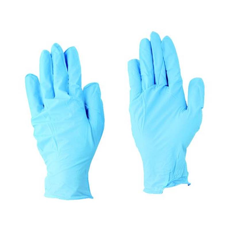 川西 ニトリル使いきり手袋 ブルー 100枚 2037-L 1箱（ご注文単位1箱）【直送品】