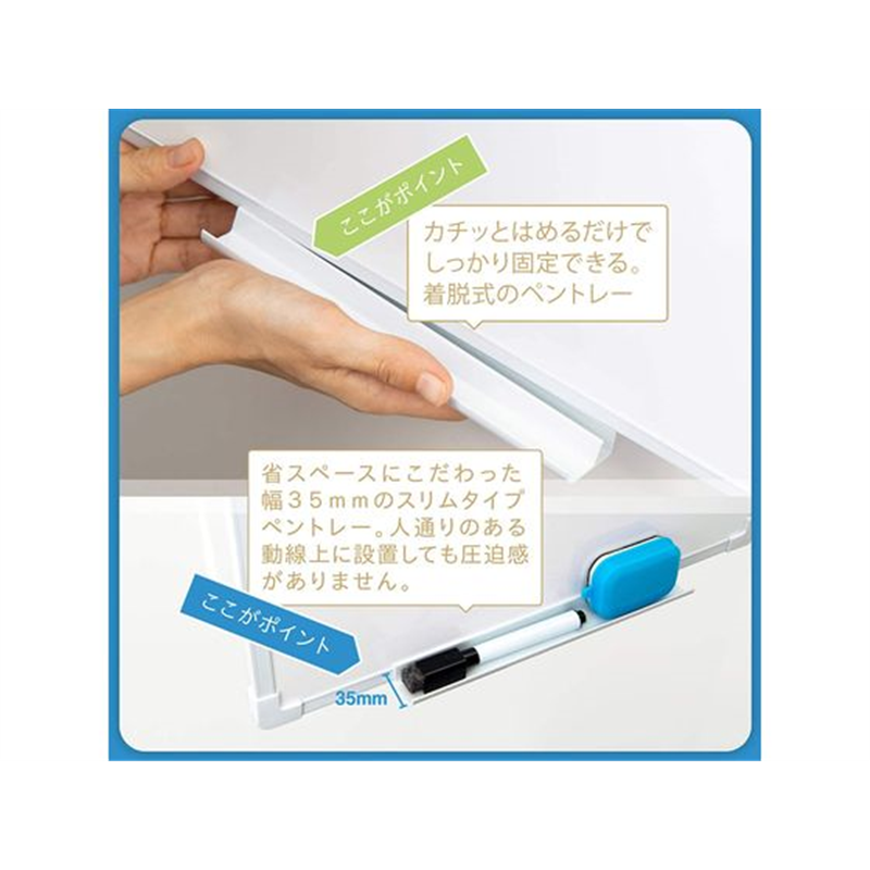 サンケーキコム 樹脂枠ホワイトボード月予定600×450mm WB-6045-MY 1枚（ご注文単位1枚）【直送品】