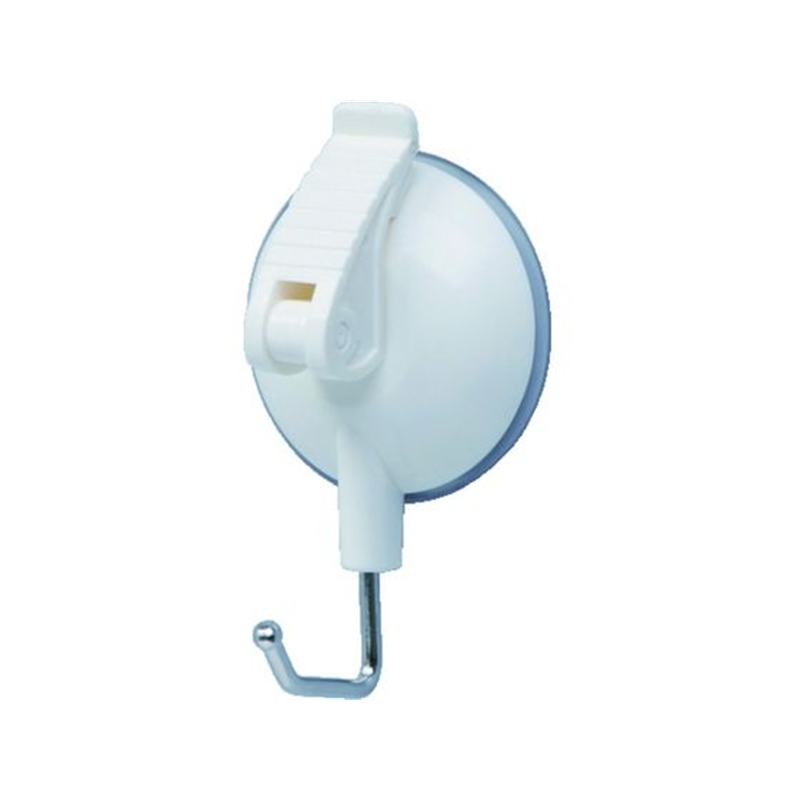 オート レバー式吸盤フック 中 (1個入) QHC-09-W 1パック（ご注文単位1パック）【直送品】