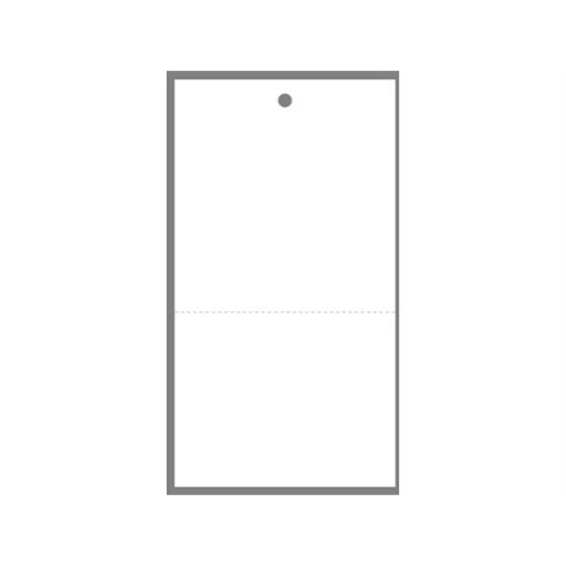 タカ印 提札 ミシン目入 白 糸なし 70×38mm 500枚 1箱(ご注文単位1箱)【直送品】