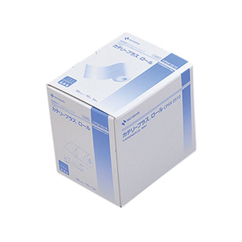 ニチバン カテリープラス(TM)ロール 50mm×10m(高透湿性フィルムドレッシン 1巻(ご注文単位1巻)【直送品】