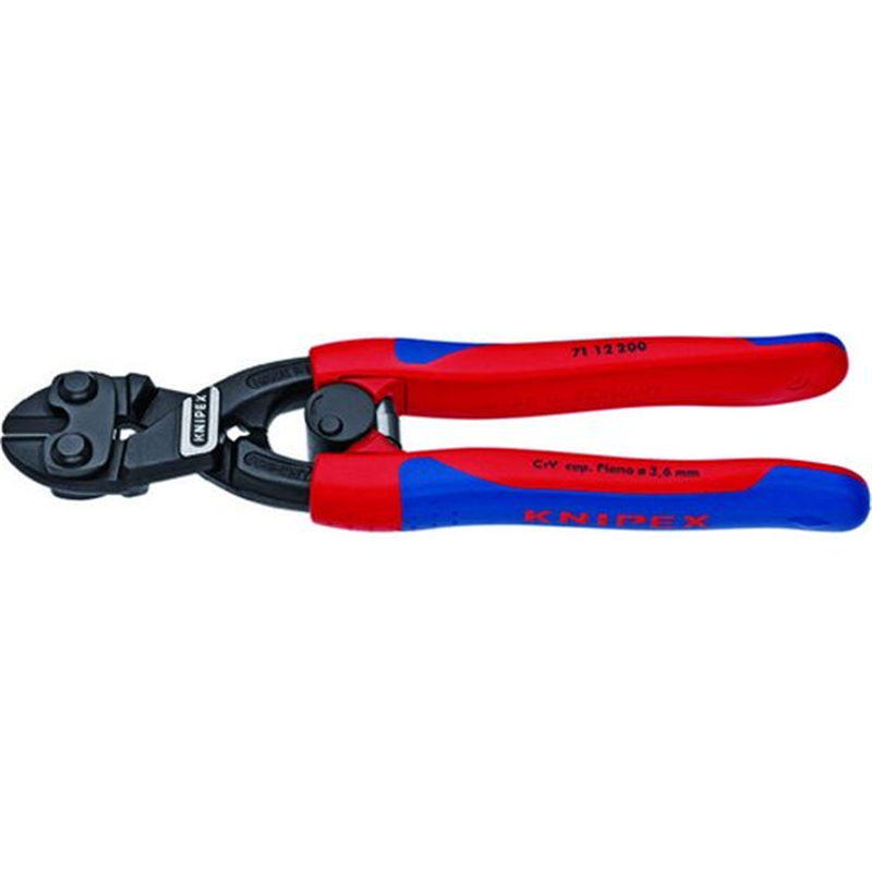 KNIPEX 200mm ミニクリッパー(スプリング付) 7112-200 1個（ご注文単位1個）【直送品】