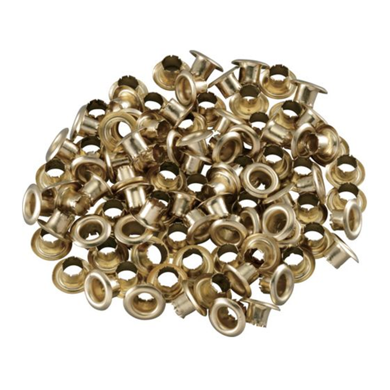 ファミリーツール ハトメ、5mm #300 真鍮メッキ 51426 1パック（ご注文単位1パック）【直送品】