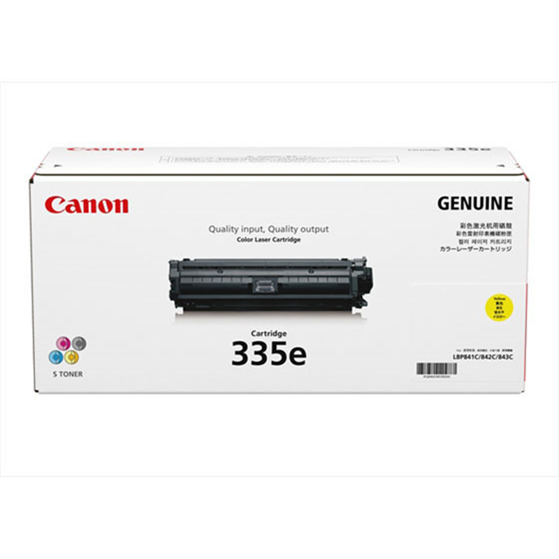CANON トナーカートリッジ 335e イエロー CRG-335EY 0462C001 1個（ご注文単位1個）【直送品】