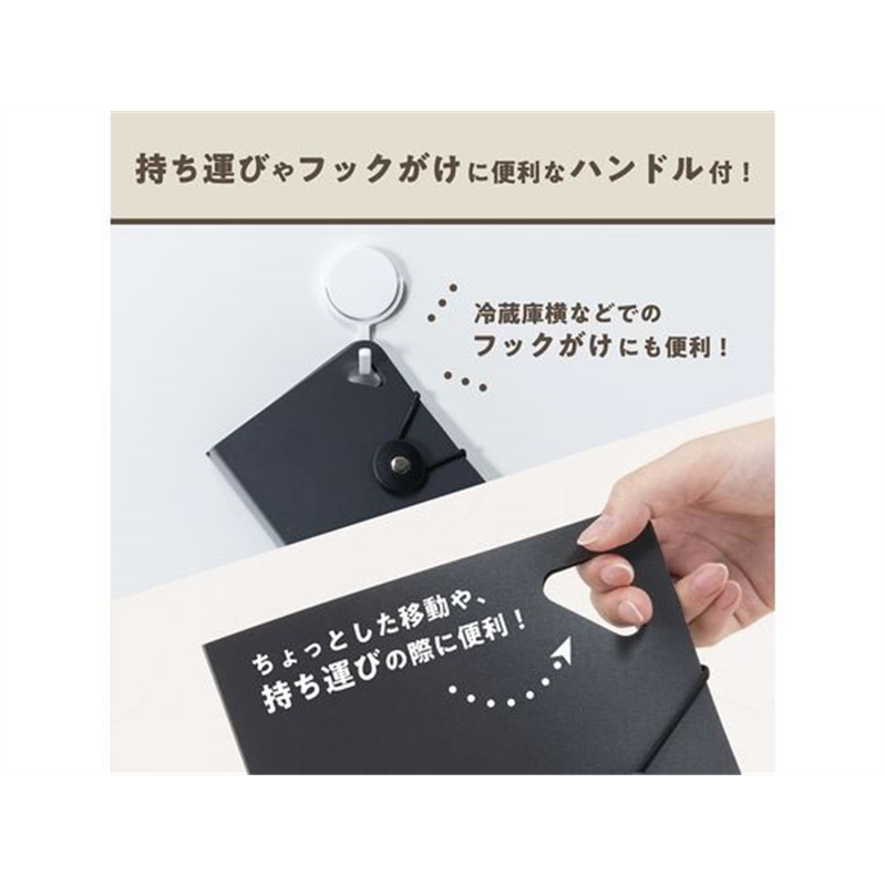 ナカバヤシ かたづくファイル mini ホワイト DF-KTDF-MN-W 1冊（ご注文単位1冊）【直送品】