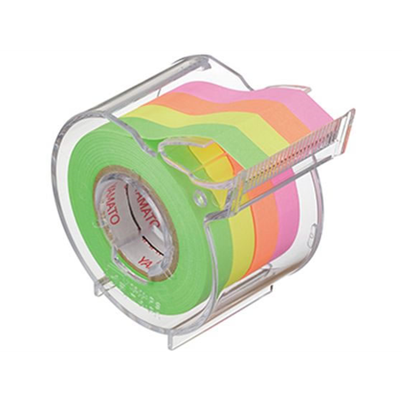 ヤマト メモックロールテープ 7mm幅 カッタ‐付 4色セット RK-7CH‐A 1セット（ご注文単位1セット）【直送品】