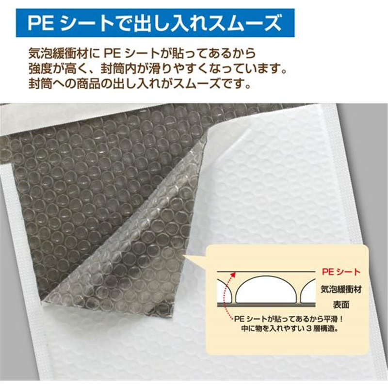 キングコーポレーション クッション封筒 定形外規格内用 25枚 EPECTG 1パック（ご注文単位1パック）【直送品】