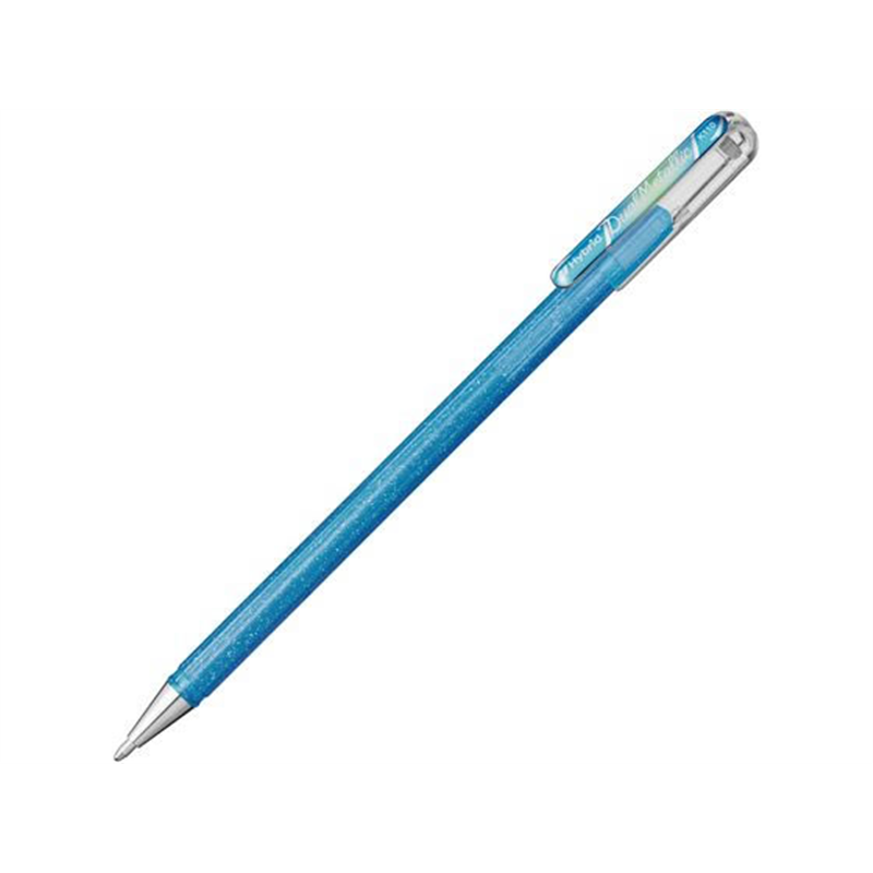ぺんてる デュアルメタリック 1.0mm ブルーグレー+メタリックブルー&シルバー 1本（ご注文単位1本）【直送品】