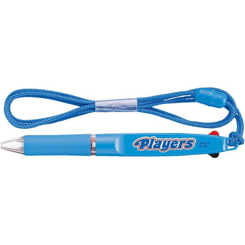 三菱鉛筆 プレイヤーズ 2色ボールペン 水色 1本(ご注文単位1本)【直送品】