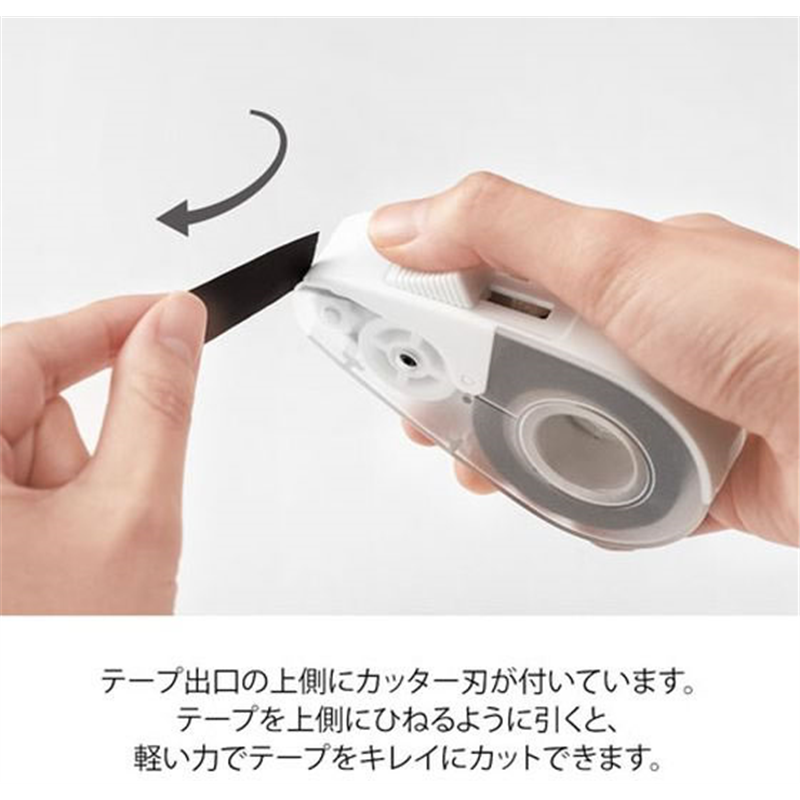 ミドリ マスキングテープカッター クイックテープカッター 白A 49098 1個（ご注文単位1個）【直送品】