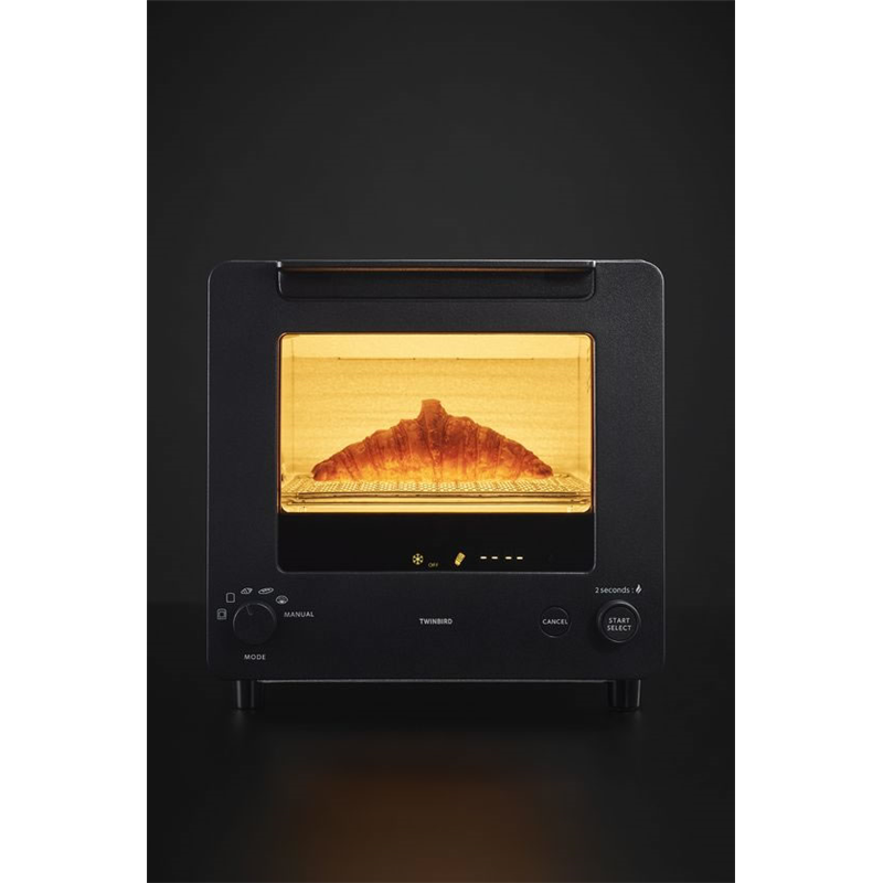 ツインバード 匠ブランジェトースター ブラック TS-D486B 1台（ご注文単位1台）【直送品】