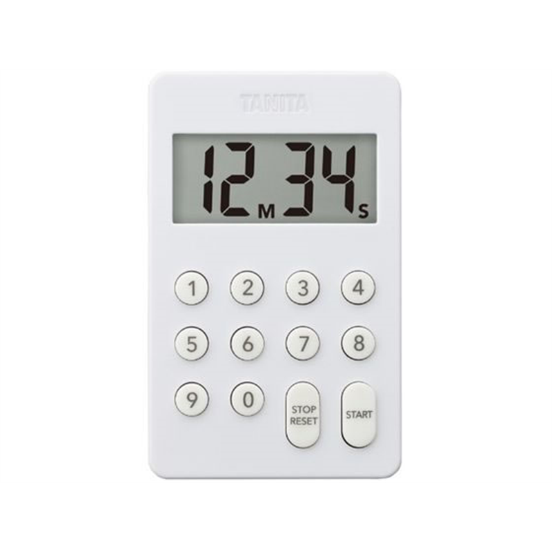 タニタ デジタルタイマー TD415WH 1個（ご注文単位1個）【直送品】