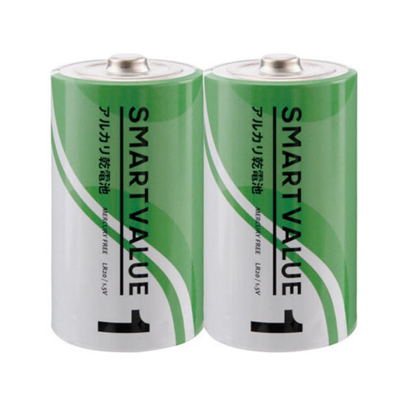 スマートバリュー アルカリ乾電池3 単1×10本 N211J-10P 1箱（ご注文単位1箱）【直送品】