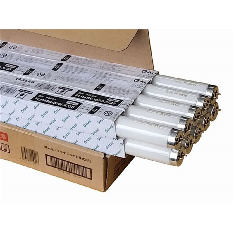 ALEG 直管蛍光灯ラピッドスタート40形 白色 10本1箱 1箱（ご注文単位1箱）【直送品】