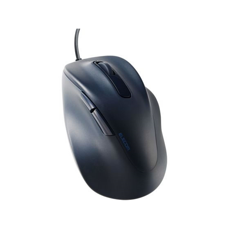 エレコム 有線マウス EX-G 5ボタン Sサイズ ブラック 1個（ご注文単位1個）【直送品】