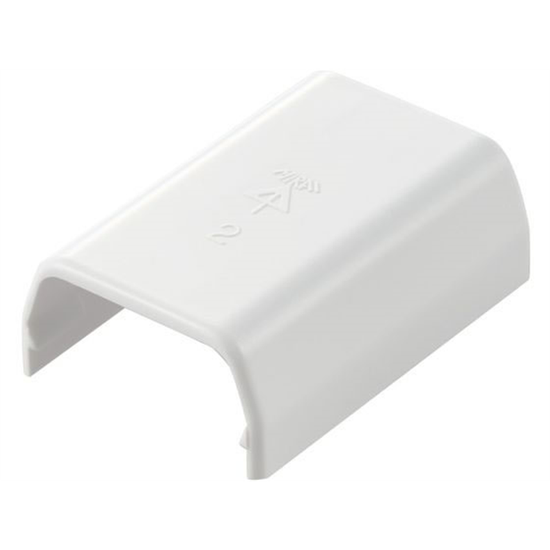 エレコム 配線カバー ストレート LD-GAF2MWH用 ホワイト LD-GAFJ2MWH 1個（ご注文単位1個）【直送品】