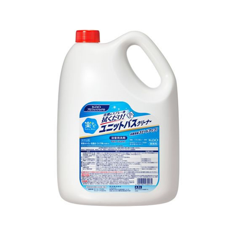 KAO 楽ナビ ユニットバスクリーナー 4.5L 業務用 1個（ご注文単位1個）【直送品】