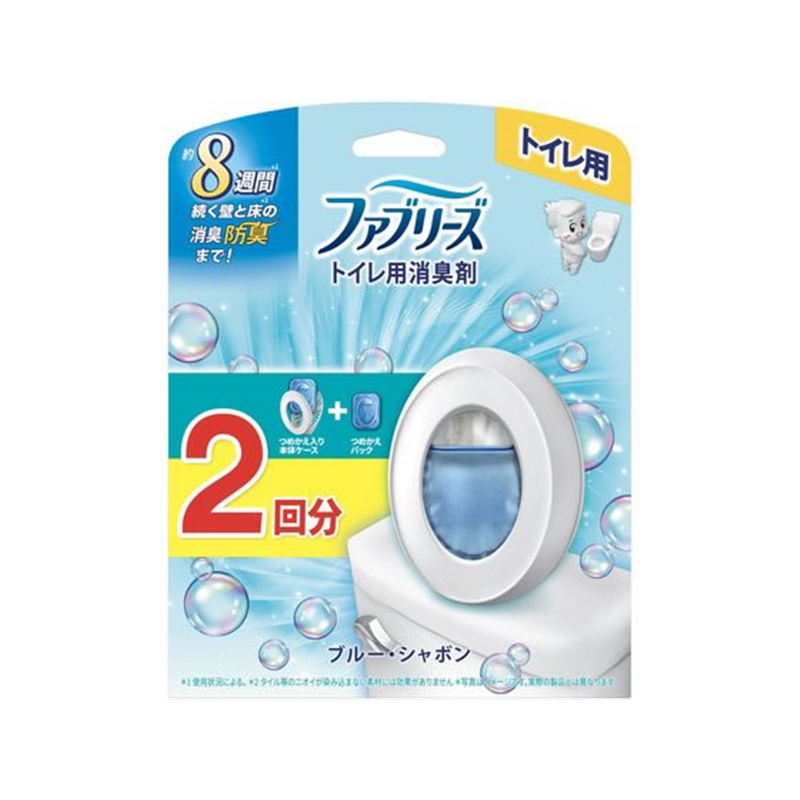 P&G ファブリーズ トイレ用消臭剤 シャボン 本体+詰替2個 1個（ご注文単位1個）【直送品】