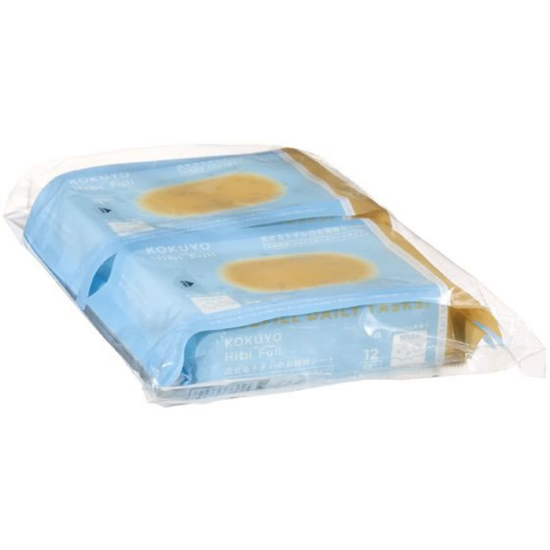 コクヨ Hibifull 流せるトイレのお掃除シート せっけん12枚 2個 1パック（ご注文単位1パック）【直送品】