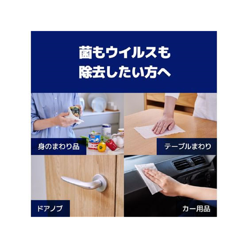 大王製紙 エリエール除菌できるアルコールタオルウイルス除去ボックス本体 1個（ご注文単位1個）【直送品】
